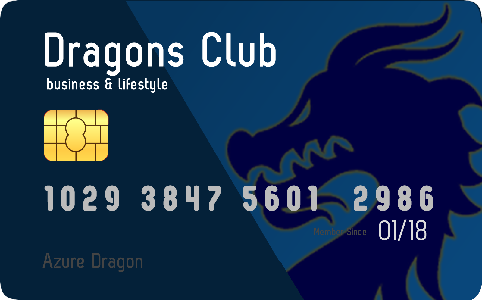 <span> Azure Dragon </span> card
