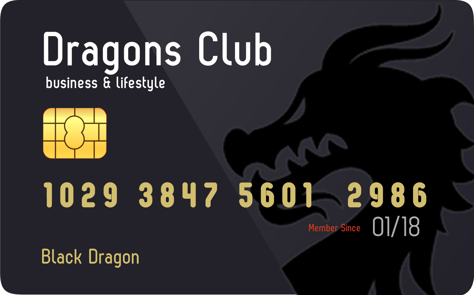 <span> Black Dragon </span> card